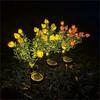 Solar LED Gardenia Light: Waterproof Outdoor Lawn Decoration with Ground Stake
