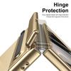 PC + PU Texture Leather Case Built-in High-aluminum Tempered Screen Protector  with Touch Pen for Samsung Z Fold 4 5 6 7 8 Ultra