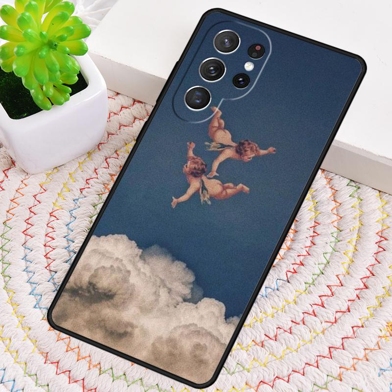 Renaissance Angels TPU Phone Case For Samsung Galaxy Note 10 Pro S26 S25 S24 S23 S22 Ultra Plus S21 FE S20 Shockproof Cover