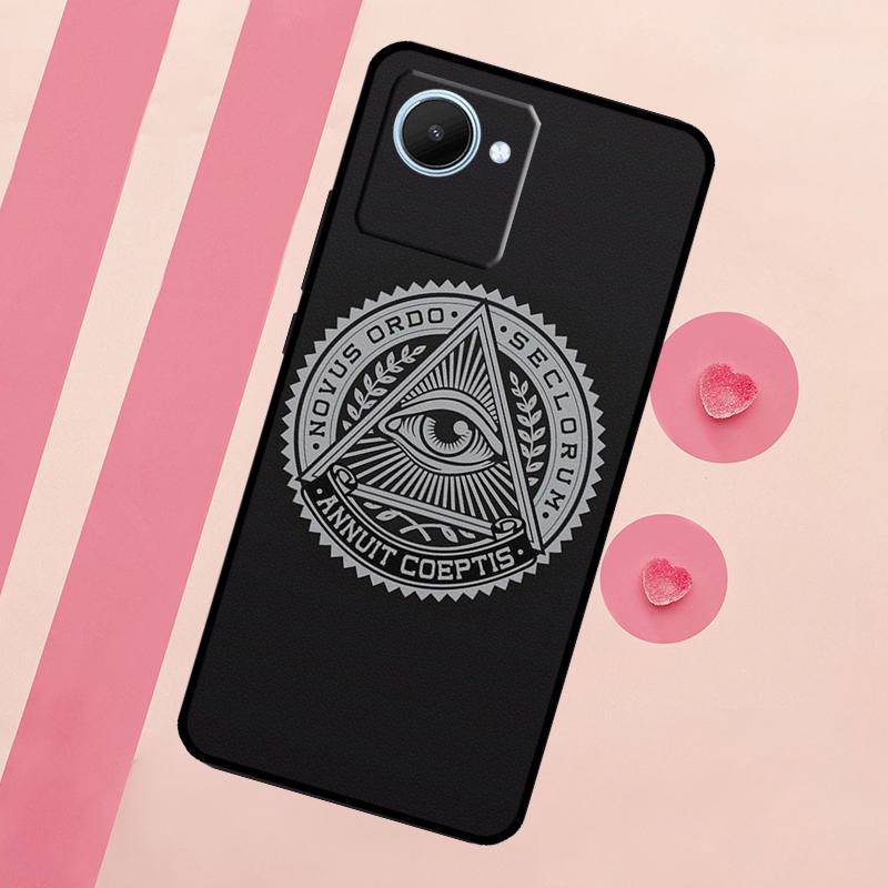 

Логотип Символ Масонства Для Чехла Realme 10 11 12 13 14 Pro Plus C55 C71 C75 C67 C63 C61 C53 C35 C65 GT6 GT7 15 Pro Realme C25 C25s