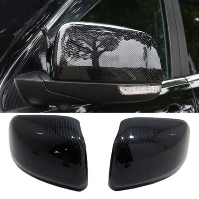 For Jeep Grand Cherokee 2014 2015 2016 2017 2018 Door Rearview Mirror Cover Trims ABS Carbon Fiber Car Styling Accessories
