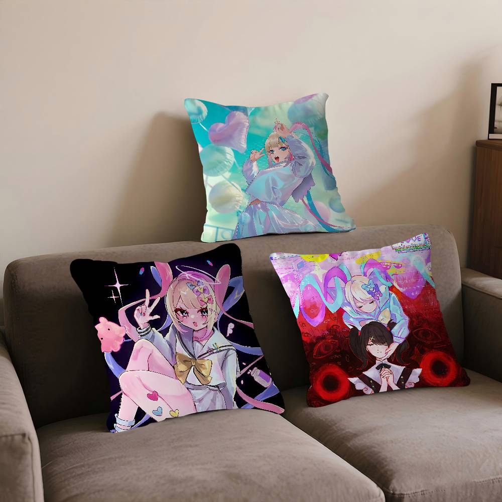 Needy Girl Overdose Game 45*45cm Cushion Cover Pillow Cover Decor Pillowcase Home Pillowcase For Couch Pillow