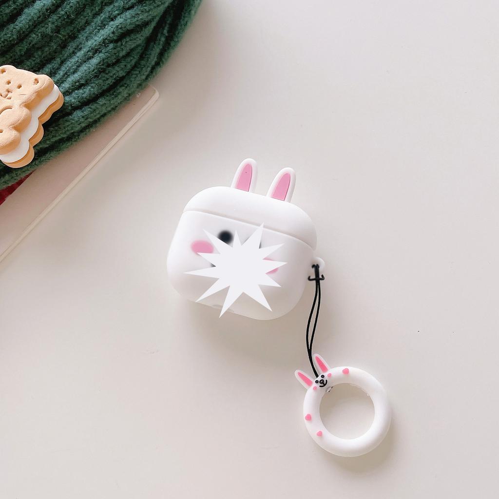 Applicable AirPods 1 Protective Case Cute Cartoon Silicone 1st Generation 1st Generation 4th Generation New 3rd Generation Apple Wireless Earphone Cas