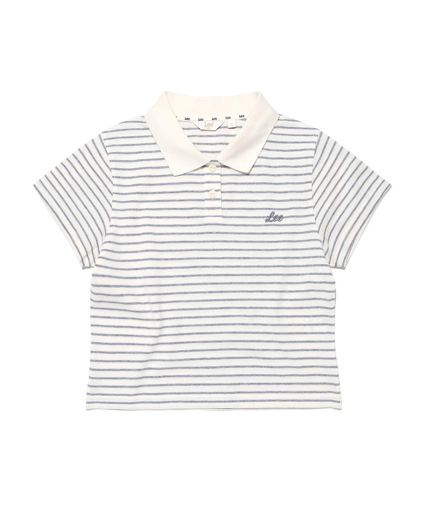 LEE Women'S Pique Collar T-Shirt Ivory