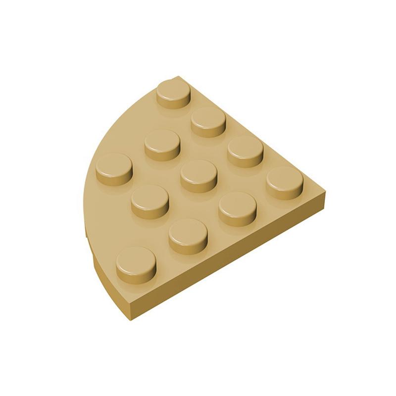 

10PCS 30565 1Plate Round Corner 4 x 4 Block Moc Color Compatible with Brick DIY Children s Toy Assembly Part 10pcs