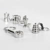Pack of 5 Coffee Culture Symbolic Portafilter Keychain Espresso Machine Accessory Bag Pendant Metal Texture for Gifting