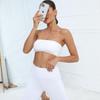 Cross-border Strapless Bandeau Yoga Sports Bra - Backless Design for Fitness