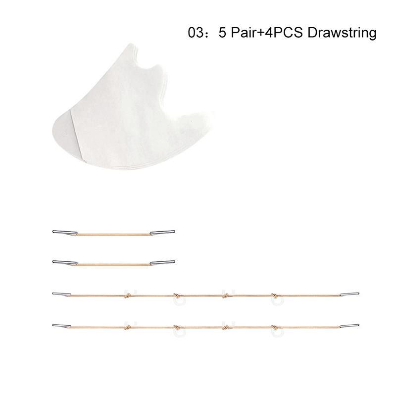 

1 комплект невидимых наклеек для подтяжки лица, шеи, подбородка и глаз, V-образных лент