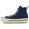 All Star Sharksole DM Hi Comfortable Versatile High-Top Canvas Shoes Unisex Sneakers Blue 31312740