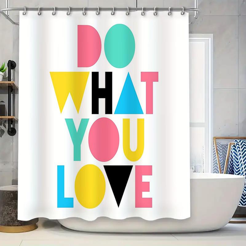 

Stylish Shower Curtain Waterproof Modern Abstract Art Bathroom Decor Set Liner Washable Fresh Home Textile New Arrival Best Pric W60H190(CM)-1 Pcs
