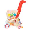 Children'S Wooden Multifunctional Cart Walker Toys Boys And Girls Early Education Educational Shopping Cart Toys