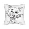 Animal Legoshi Set Wolf Pillow Case Soft Pillow Cover For Sofa Home Decoration Fashion Cushion Cover