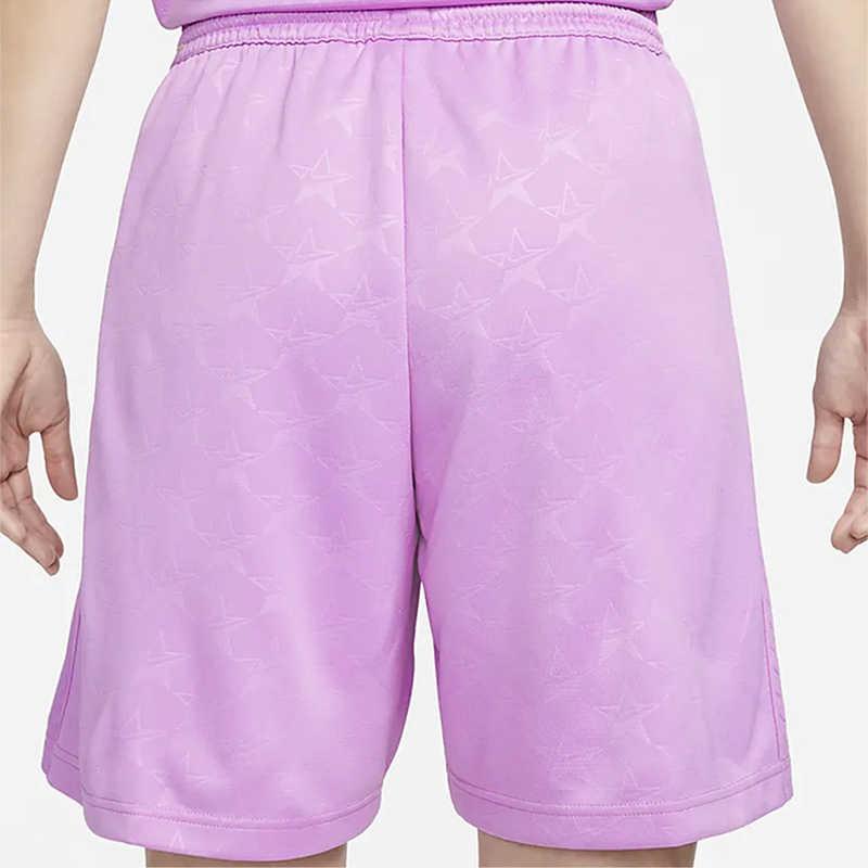 Nike SS23 High Basketball Series Solid Logo Quick-Dry Breathable Mesh Casual Sports Basketball Shorts Women shorts Light-Purple Red DX3949-532