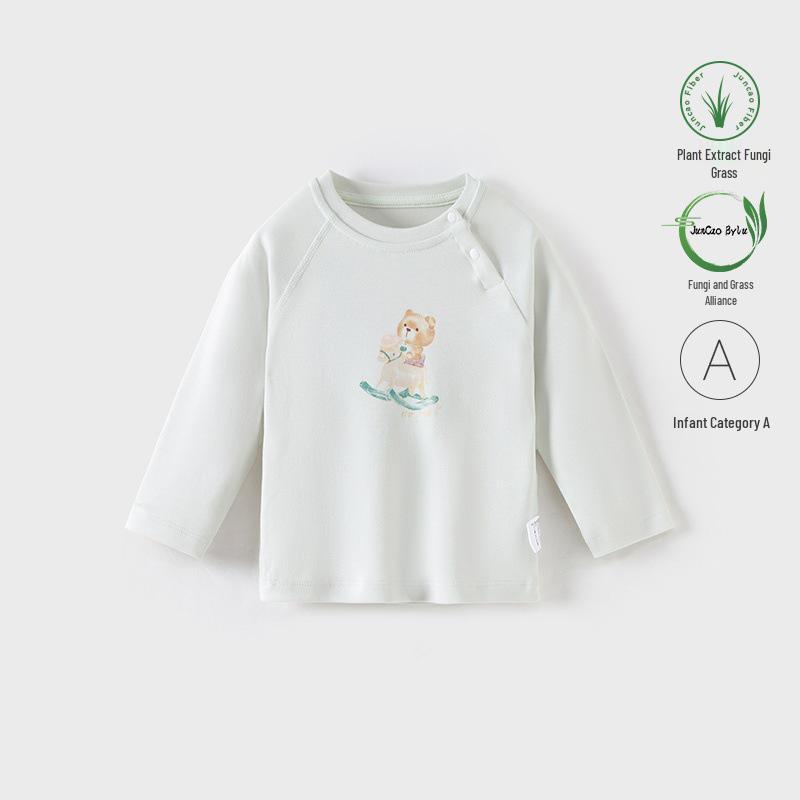 Infant Round Neck Long Sleeve Base Layer for Spring and Autumn 100cm