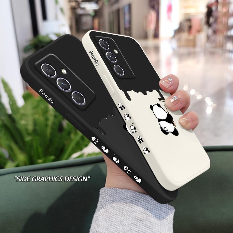 Paint Panda Phone Case For Samsung Galaxy A55 A35 A25 A15 A05 A05S A54 A34 A24 A14 A04 A04S A04E 4G 5G Cover
