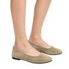 Women's Pointed Toe Flat Shoes Slip On Ballet Style Low Heel Casual Comfortable Soft Material Footwear
