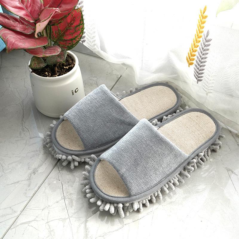 Papuci de mop detașabili și lavabili pentru curățarea silențioasă a podelei