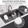 Silicone Sink Protector Heat-Resistant Anti-Slip Sink Liner Mat Portable Reusable Protector Mat for Kitchen Rectangle Sink
