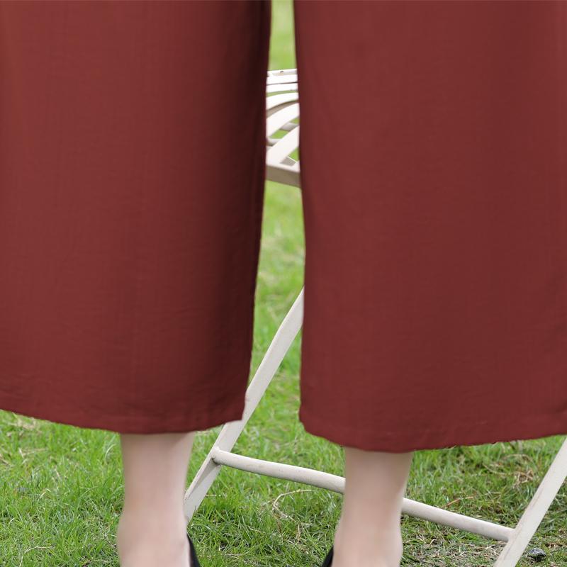 Women's Plus Size 2-Piece Casual Set, Short Sleeve Top & Elastic Waist Pants (3XL-7XL)