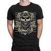 Skull Rocker Bikers T Shirts For Men Funny Motorcycle Biker Unisex T-Shirt
