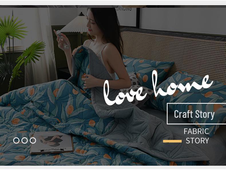 Gift Box: Washed Cotton Summer Quilt - Perfect for Anniversaries and Cool Nights