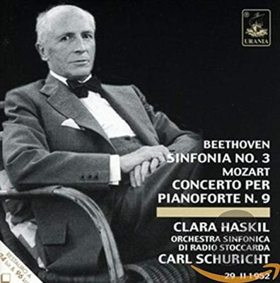 CD SCHURICH, HASKIL; SOCCARDA RADIO - Mozart:Piano Con 9/Beethoven 9  URN22211 URANIA Italy Classical Used
