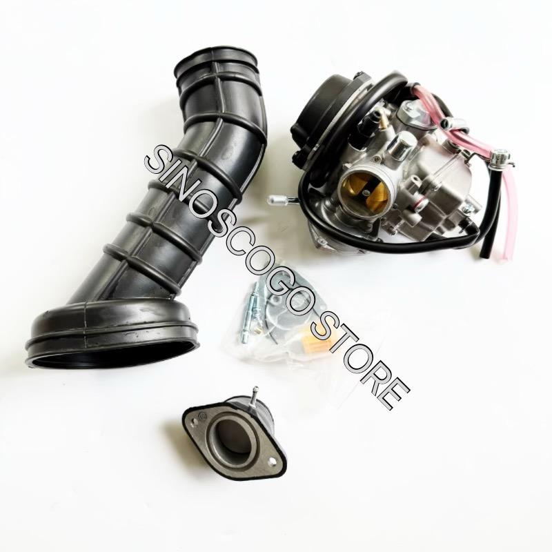 CF500 Carburetor Original Intake Manifold Air Filter Exhaust Pipe For CFMOTO Cforce 500 X5 ATV Quad 0180-100000 0180-110008