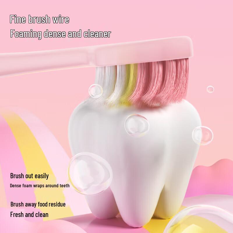 Can Ban Kids' Bubble Magic Wand Soft Bristle Toothbrush 2-Pack