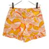 Kate Spade NEW YORK Unused Linen Blend Fruit Pattern Shorts 0 0 Yellow Women Used