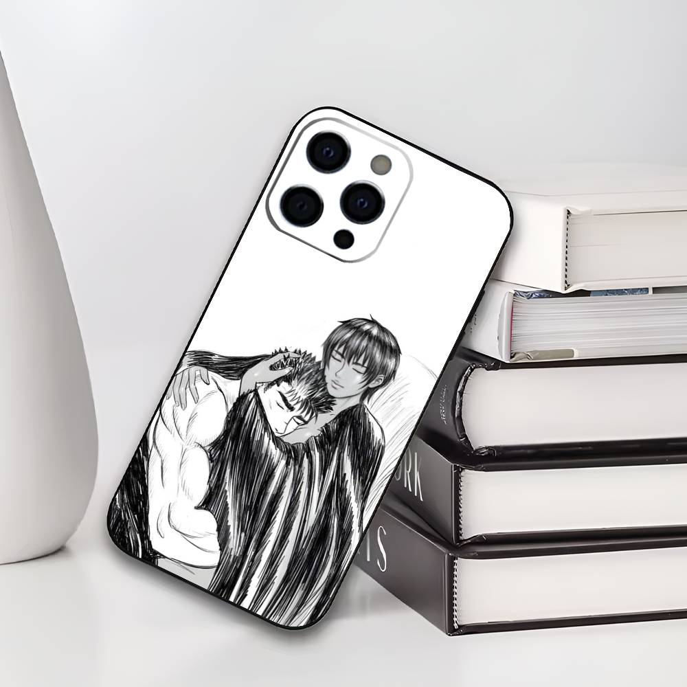 

Чехол для телефона B-Berserk Guts Casca для IPhone 17,16,15,14,13,12,11,Plus,Pro,Max,Plus,XS, мягкий чехол Черный силикон iPhone16plus