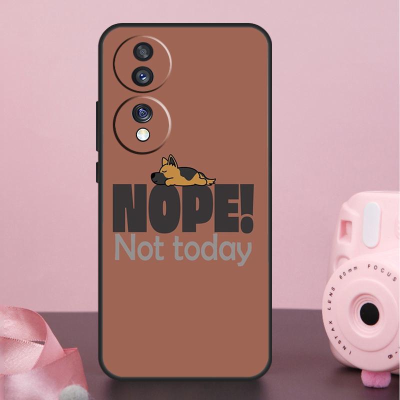 German Shepherd Dog Cartoon Case For Honor 400 Pro 200 50 70 90 X9a X9b X9c X9d X8a X8b X8c Magic 7 Lite 5 6 8 Pro Cover