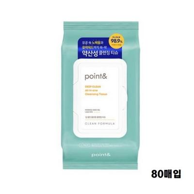 Point Deep Clean All-in-One Cleansing Tissue, 1 Pack, 1 Piece