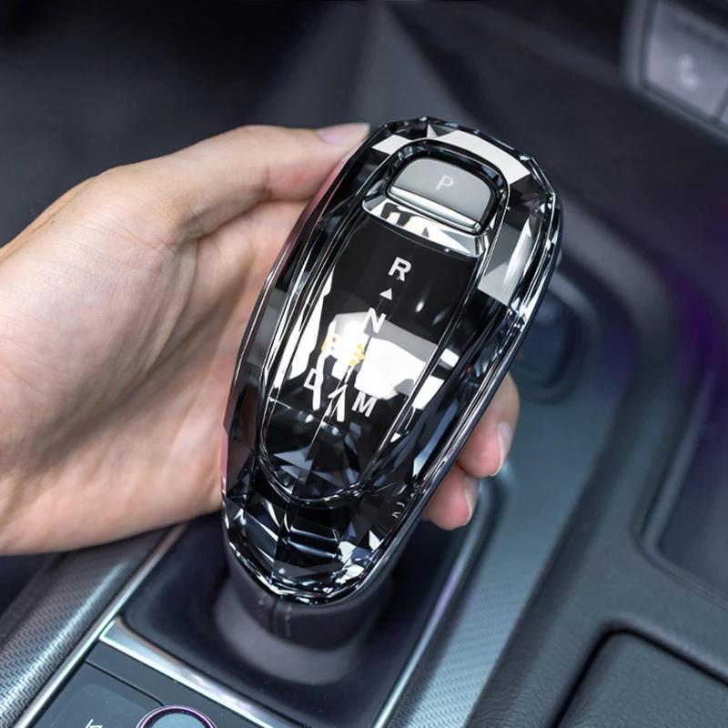 For Cadillac XT4 XT5 XT6 CT5 CT6 2020-2024 Crystal Gear Shift Knob Cover Trim Shift Knob Cover Replacement Car Accessories