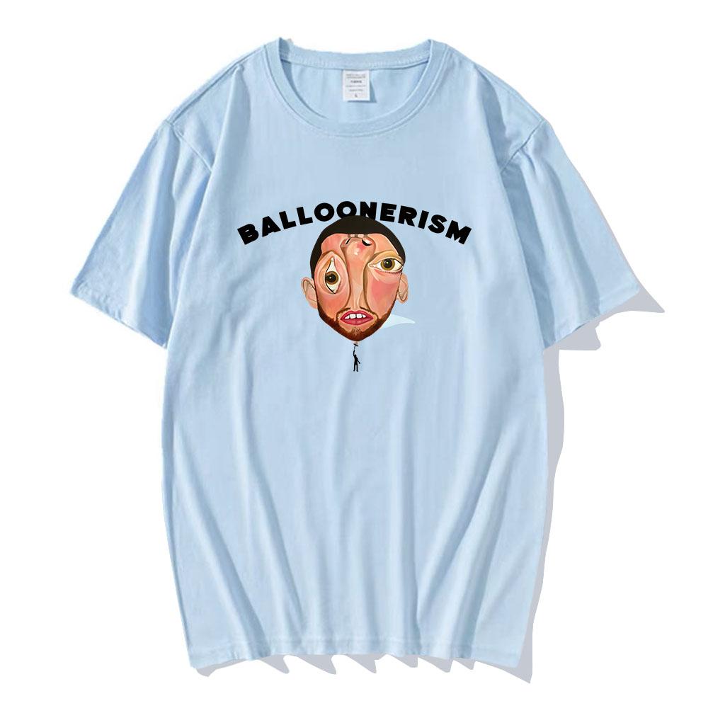 Macc Miller Balloonerism Album Printing T-shirt Short Sleeve Summer O-neck Tshirts 2025 New Fashion Graphic Tee-shirt Men Women