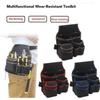 Heavy Duty Fabric Electrician Tool Bag With Multiple Pockets For Screwdrivers Pliers Long Lasting Use Easy Organization