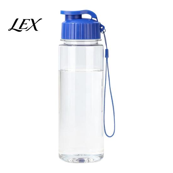Matte Texture Water Bottle Sports Bottle, with Flip Lid And Lanyard, Portable Leak-proof PET Cup, Lightweight Fitness Jug, for Gym School Office