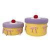 Handwoven Cotton Rope Makeup Holder Decorative Desktop Storage Basket Multipurpose Bedroom Organizer for Cosmetics