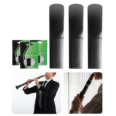 3 Pezzi Bocchino per Clarinetto in Resina Ancia Forza 1.5/2.0/2.5 Ancia per Clarinetto Ancia per Strumento Parti di Strumento a Fiato