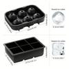 Diamond Rose Gun ETC. Shaped Ice Cube Mold Food Grade Silicone Square Ice Cube Maker Tray High Quality Mold For Bar Making Drink