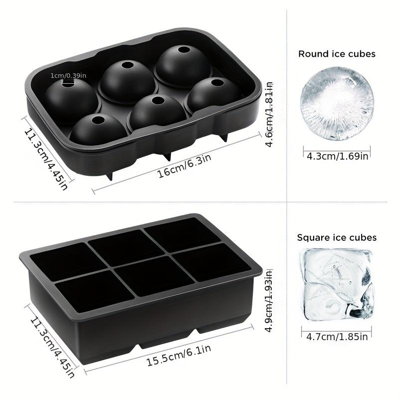 Diamond Rose Gun ETC. Shaped Ice Cube Mold Food Grade Silicone Square Ice Cube Maker Tray High Quality Mold For Bar Making Drink