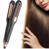 Portable 2 In 1 Flat Iron Hair Straightener Heat up Home Use Electric Hair Straightener Hair Styling Tools
