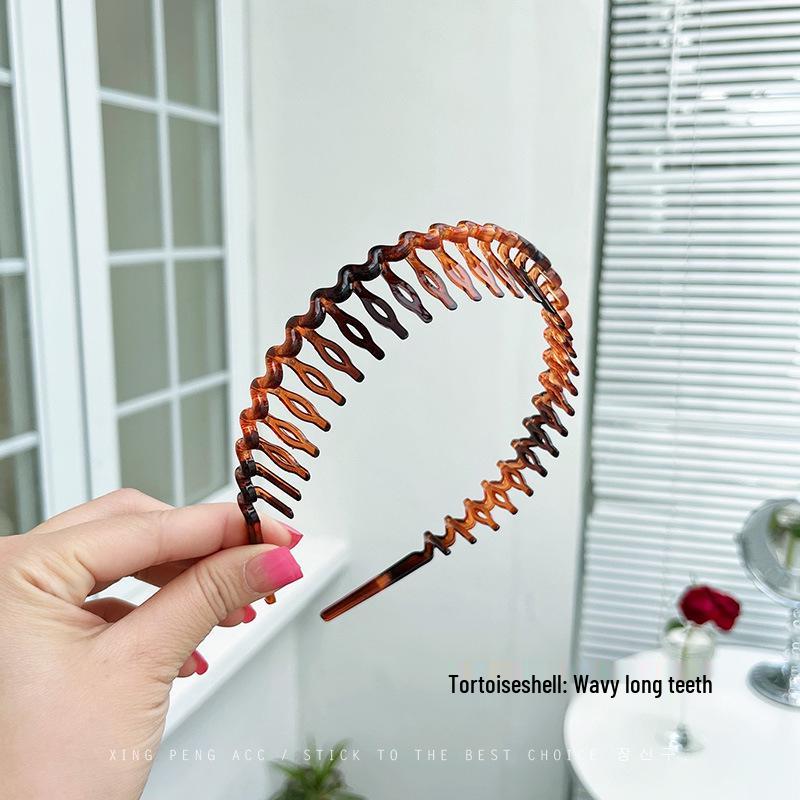 Damen Anti-Rutsch Mode Stirnband mit Zähnen für vielseitige Verwendung