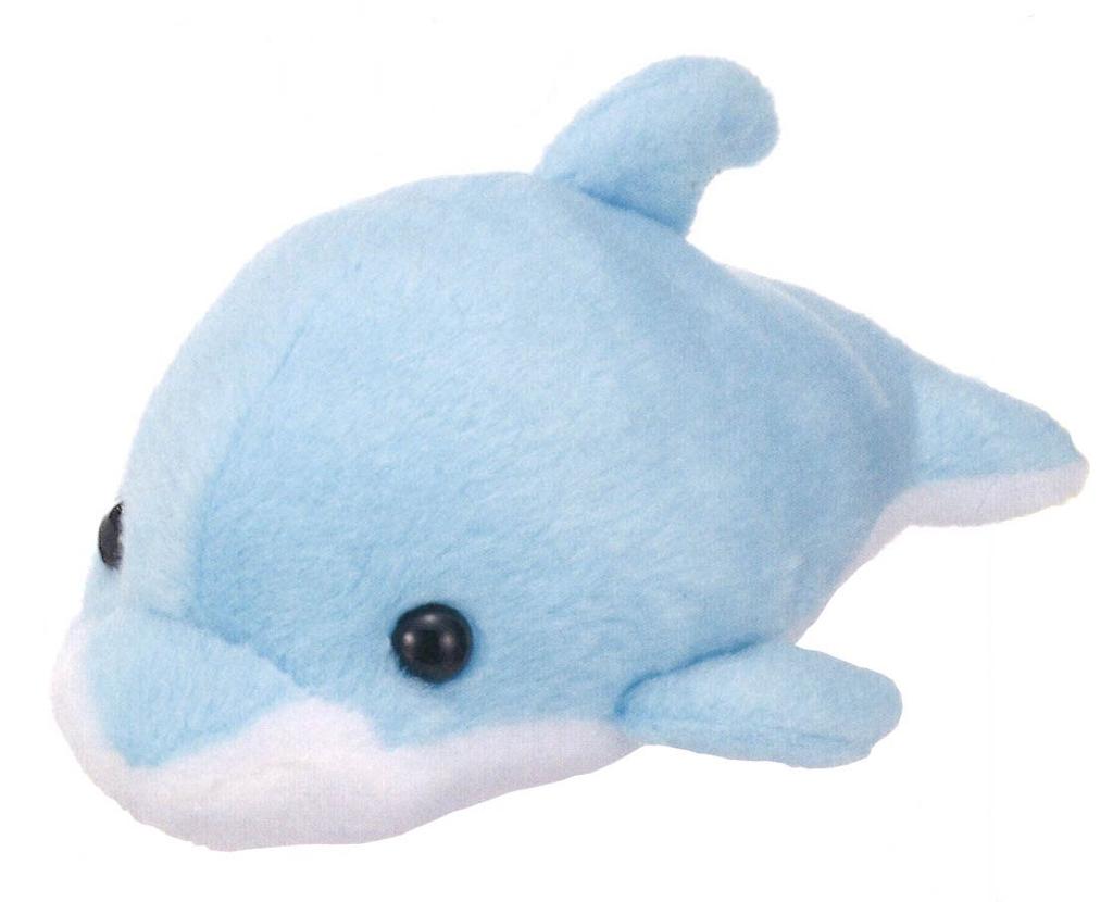 Cheeky squeaky rizumikko dolphin electric plush toy