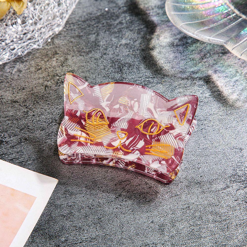 Headdress Ponytail Holder Women Hair Clips Hair Accessories Korean Style Crab Clip Cat Hair Claw