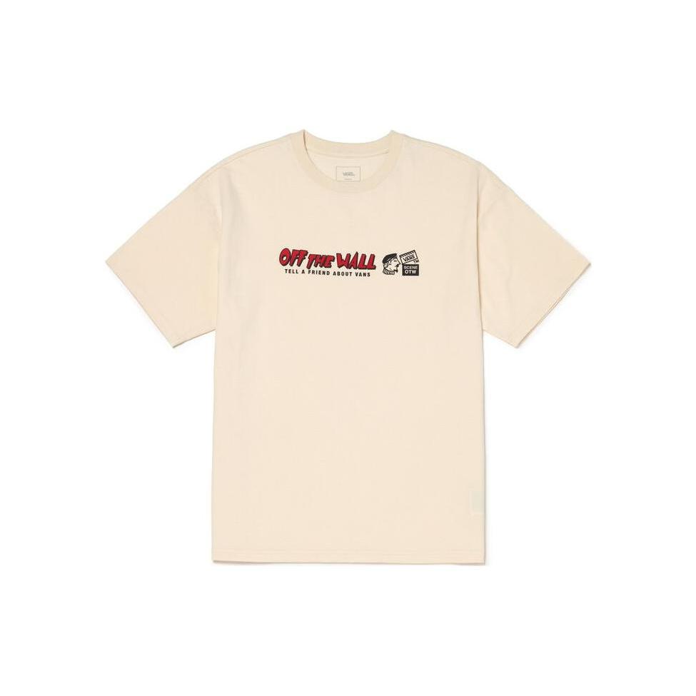 New Vans T Shirts Men's Apricot VN0A54PA3KS