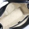 GUCCI 625774 GG embossed logo Bag Tote Bag Shoulder Bag Leather Black