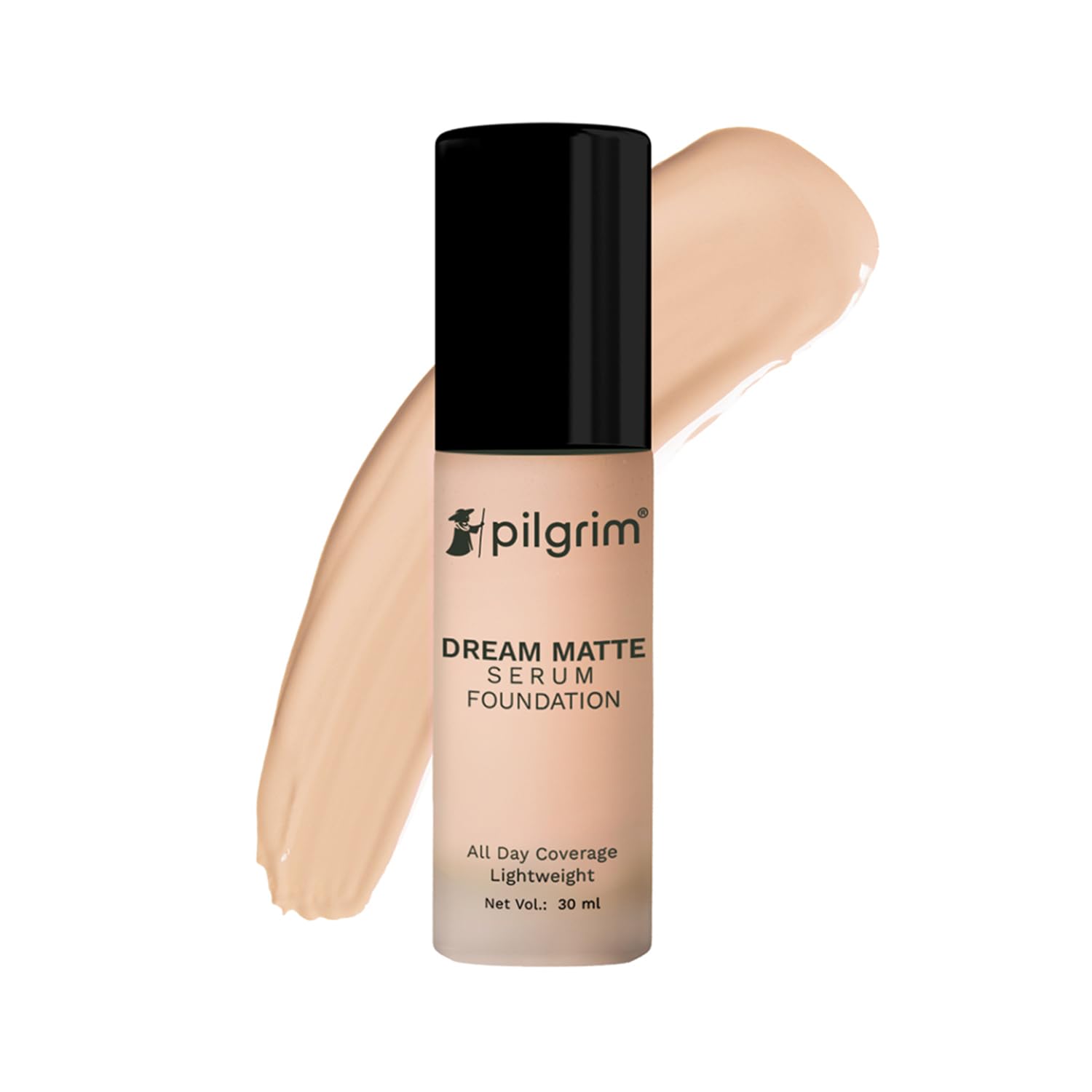Pilgrim Medium Classic Nude Liquid Foundation 30 ml Matte Poreless Buildable Coverage Face Makeup