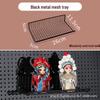 Pegboard Wall Organizer with Hooks - No-Drill Storage Rack for Entryway or Study Room.