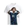 Imagen del Personaje Enzo Camisetas de Fútbol de Algodón para Niños y Hombres Absorbentes de Sudor Camiseta Deportiva de Fútbol para Niños Camiseta Padre-Hijo