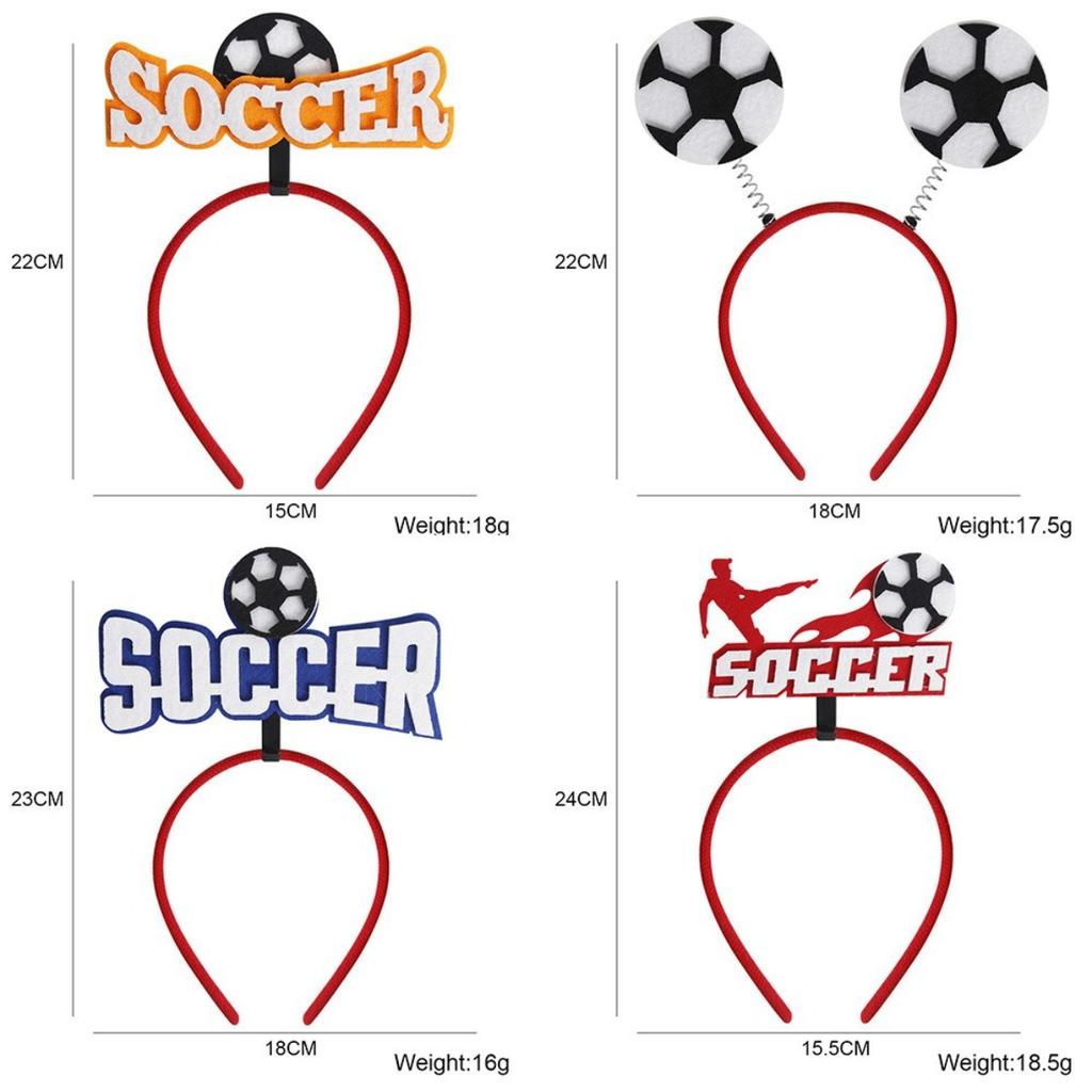 2026 World Cup Headband, Soccer Hair Headband for Fans, USA Mexico Canada Football Match Party Headwear